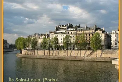 Île saint Louis, Paris jigsaw puzzle