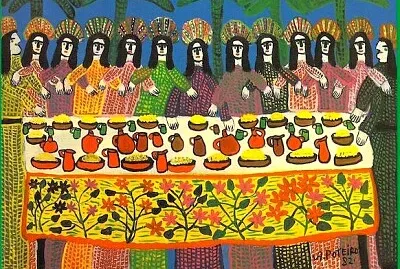 naïf brésilien la Cène