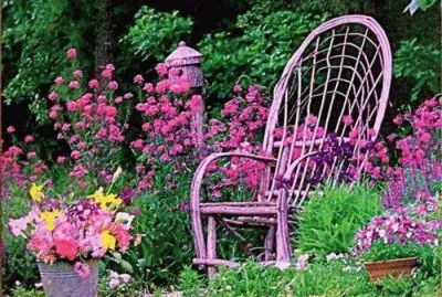 Purple Garden Chair-Pretty