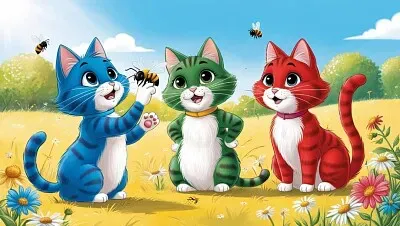 El abejorro y los gatitos