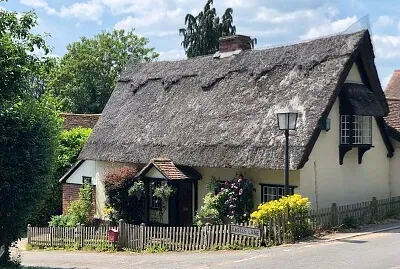 Thatched cottage, Hedingham, England