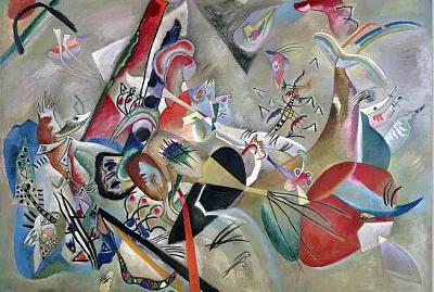 Kandinsky dans le gris jigsaw puzzle