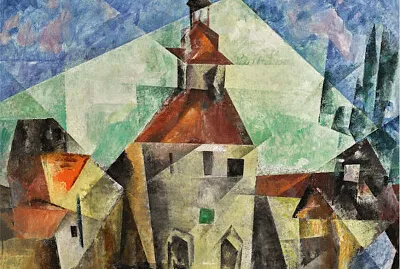 Feininger l 'église jigsaw puzzle