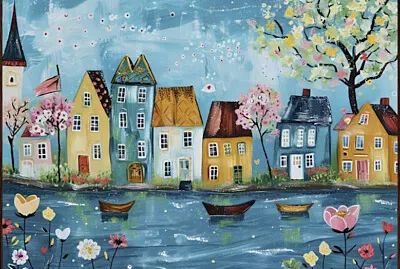 naïf suédois Stockholm jigsaw puzzle