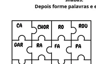 Palavras com R e RR jigsaw puzzle