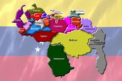 פאזל של mapa de venezuela