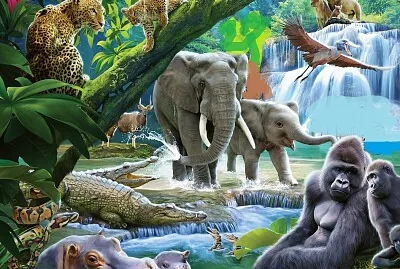 jungle jigsaw puzzle