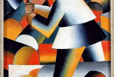 פאזל של Malevitch le bûcheron