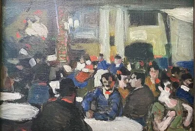 Picasso café-concert du paralelo 1900 jigsaw puzzle