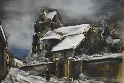 Vlaminck la neige jigsaw puzzle