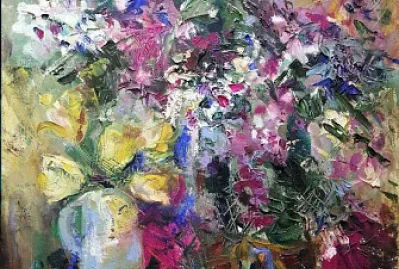 Afanasyeva Darıya lilas et tulipes 2004 jigsaw puzzle