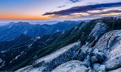 Atardecer en la montaña