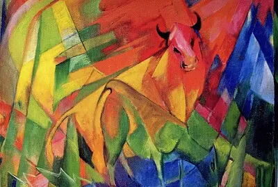 Franz Marc vache jigsaw puzzle