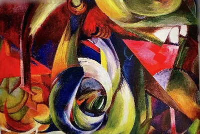 Macke couleurs jigsaw puzzle