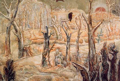 G.Munter hiver dans une forêt morte