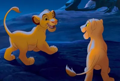 Simba and Nala get back home