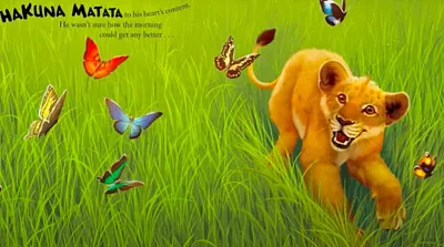 Simba happy