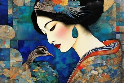 Geisha • AI jigsaw puzzle