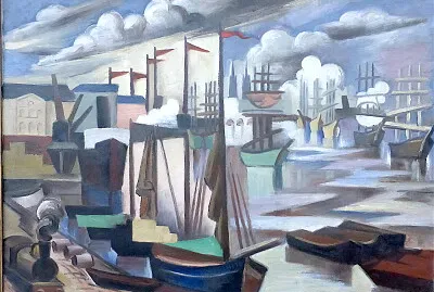 André Lhôte port de Bordeaux 1913