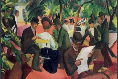 August Macke restaurant du jardin