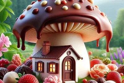 Dom z czekolady jigsaw puzzle