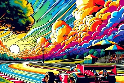 Pop art jigsaw puzzle