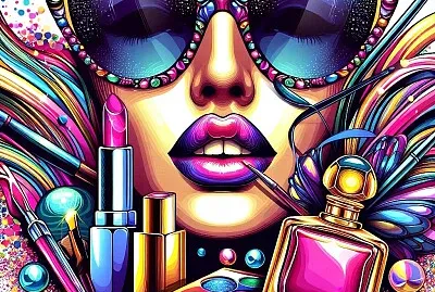 Makeup, cosmetics jigsaw puzzle