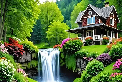 LA CASCADA jigsaw puzzle