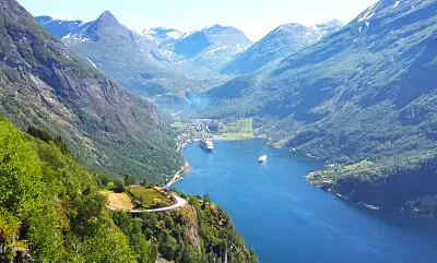 Geiranger, Norwegen jigsaw puzzle