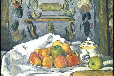 Cézanne plat de pommes jigsaw puzzle