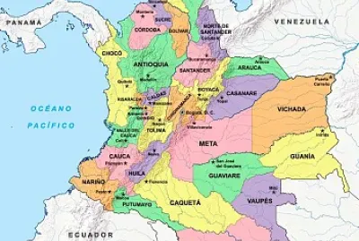 MAPA DE COLOMBIA jigsaw puzzle