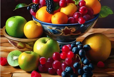 Fruits aux raisins