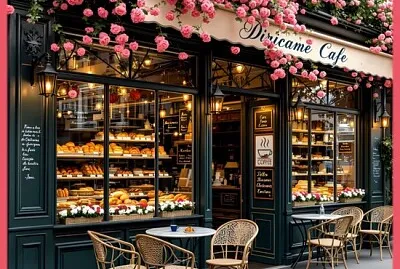 Printemps dans un café parisien jigsaw puzzle