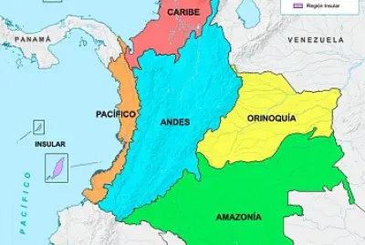 regiones de colombia jigsaw puzzle