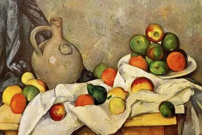 Cézanne nature morte au pot de grès