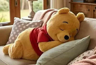 פאזל של sleeping Winnie-the-Pooh