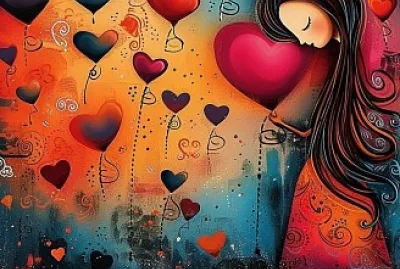 Heart girl jigsaw puzzle
