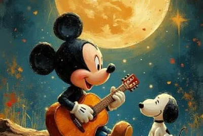 Mickey Mouse dog jigsaw puzzle