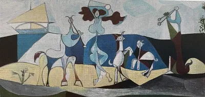 Picasso danse sur la plage