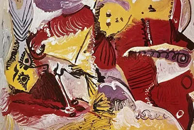 Picasso jaune et rouge