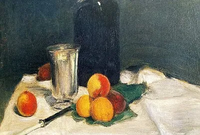 Matisse bouteille verre abricots