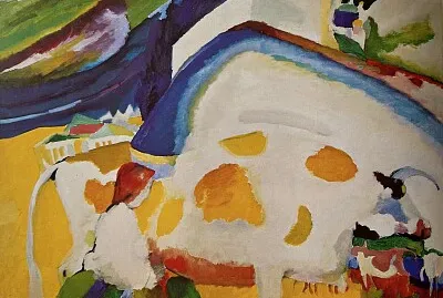 Kandinsky la vache 1910