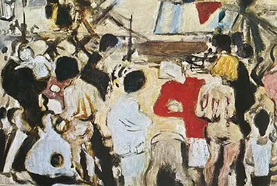 Alexandre Garbell Scène de plage