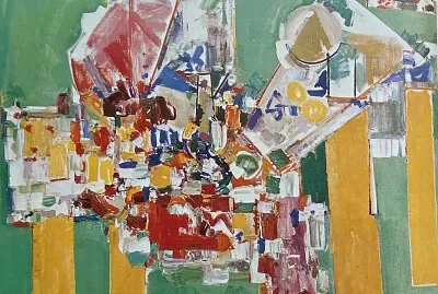 Hans Hofmann dominante orchestrale verte