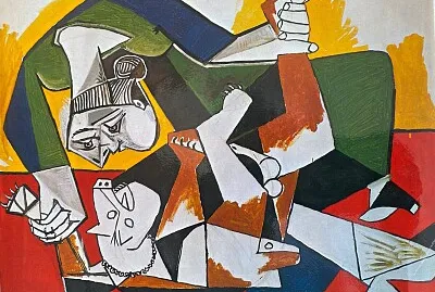 Picasso la femme au chien