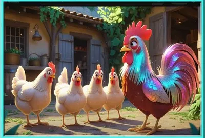 Le rock n roll des gallinacés jigsaw puzzle