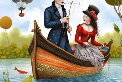 Engaged on a boat