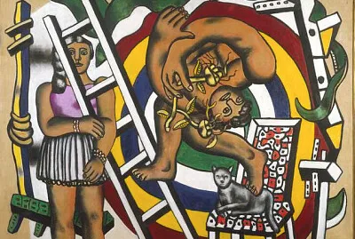 Fernand Léger l 'acrobate et sa partenaire jigsaw puzzle