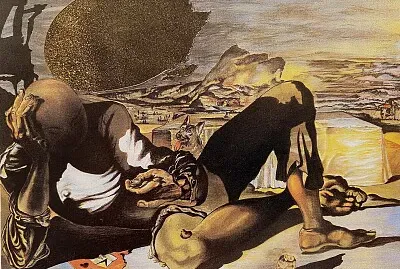 Dali le philosophe éclairé par la lune