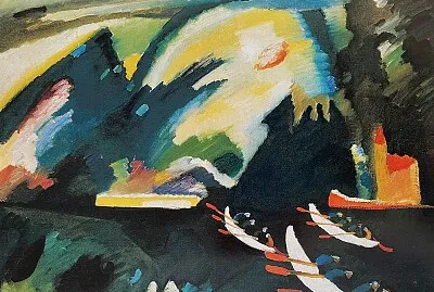 Kandinsky voyage en bateau 1910